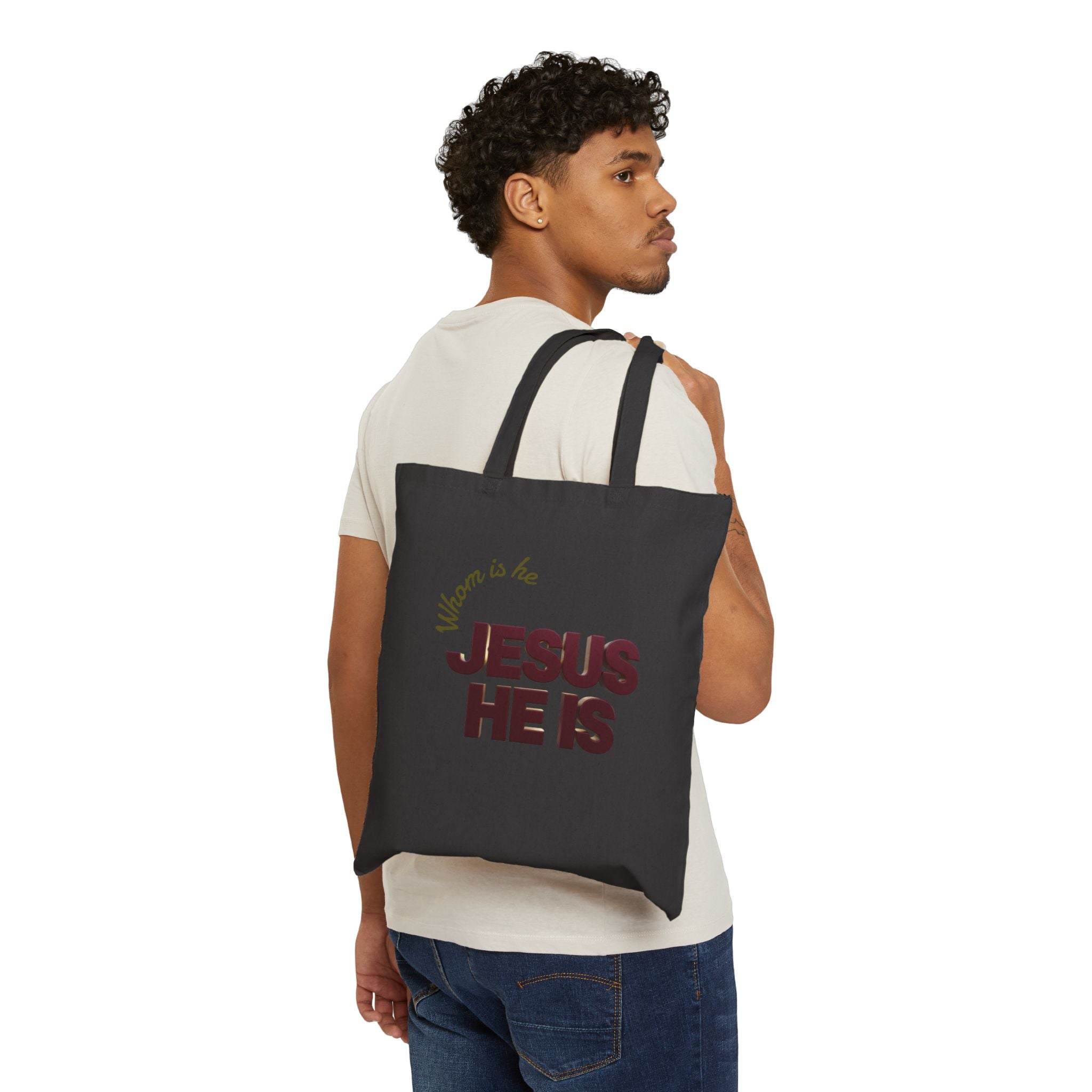 'Jesus He Is" Tote Bag