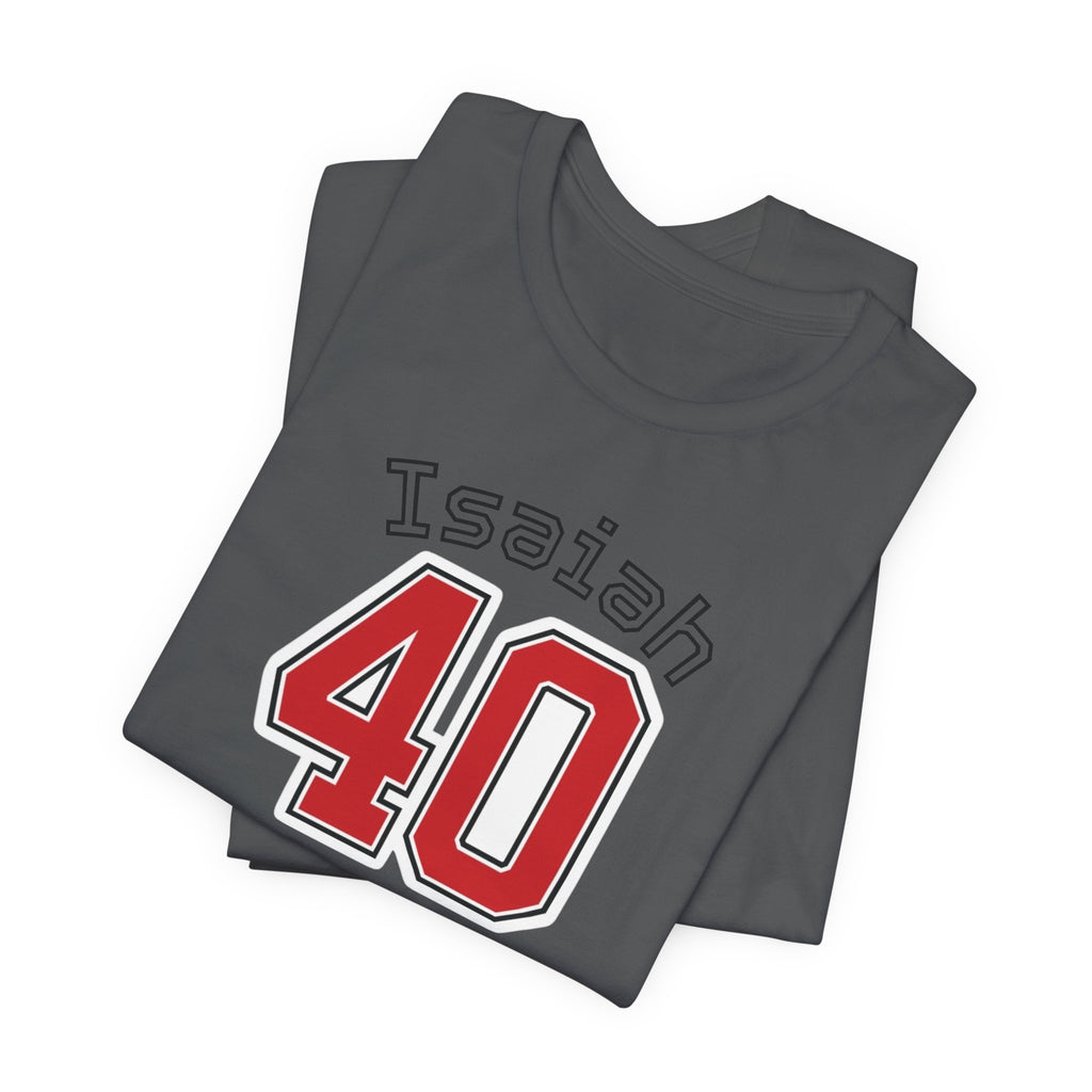 Personalized Sports Jersey T-Shirt — "Isaiah" 40/31 Number Tee