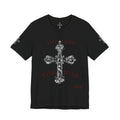 Her Spirit Tells It All Cross Tee — Christian Inspirational Short Sleeve Shirt