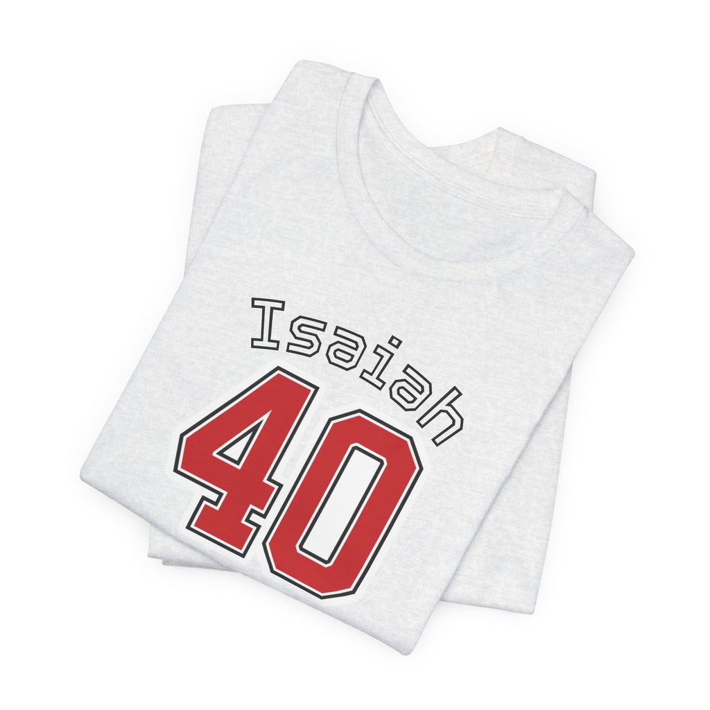 Personalized Sports Jersey T-Shirt — "Isaiah" 40/31 Number Tee