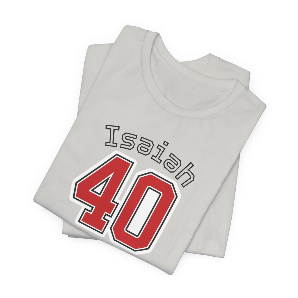 Personalized Sports Jersey T-Shirt — "Isaiah" 40/31 Number Tee
